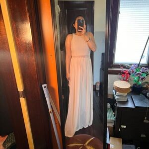 H&M Blush Pink Maxi Dress Size 2
